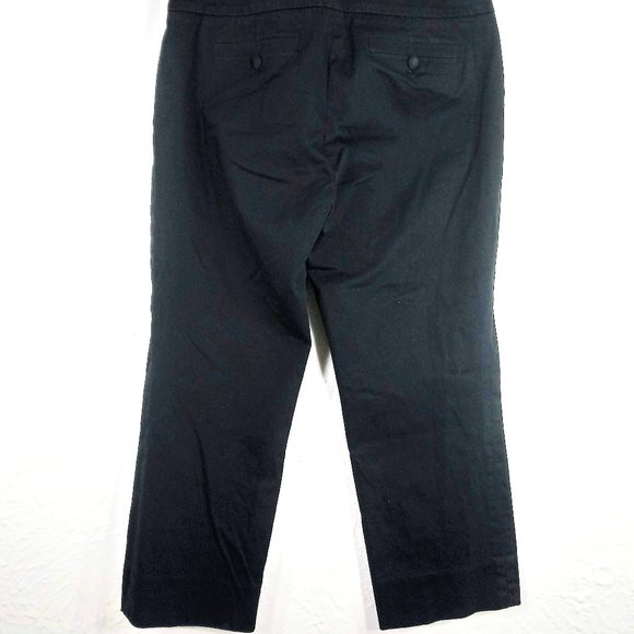 Lilly Pulitzer Classic Crop Pants Black Size 6 - Picture 7 of 7